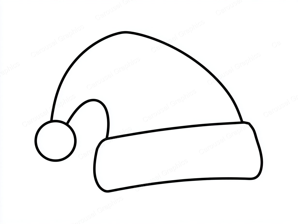 Santa Hat Vector Graphic preview