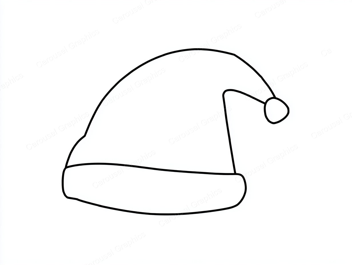 Santa Hat Vector Graphic preview