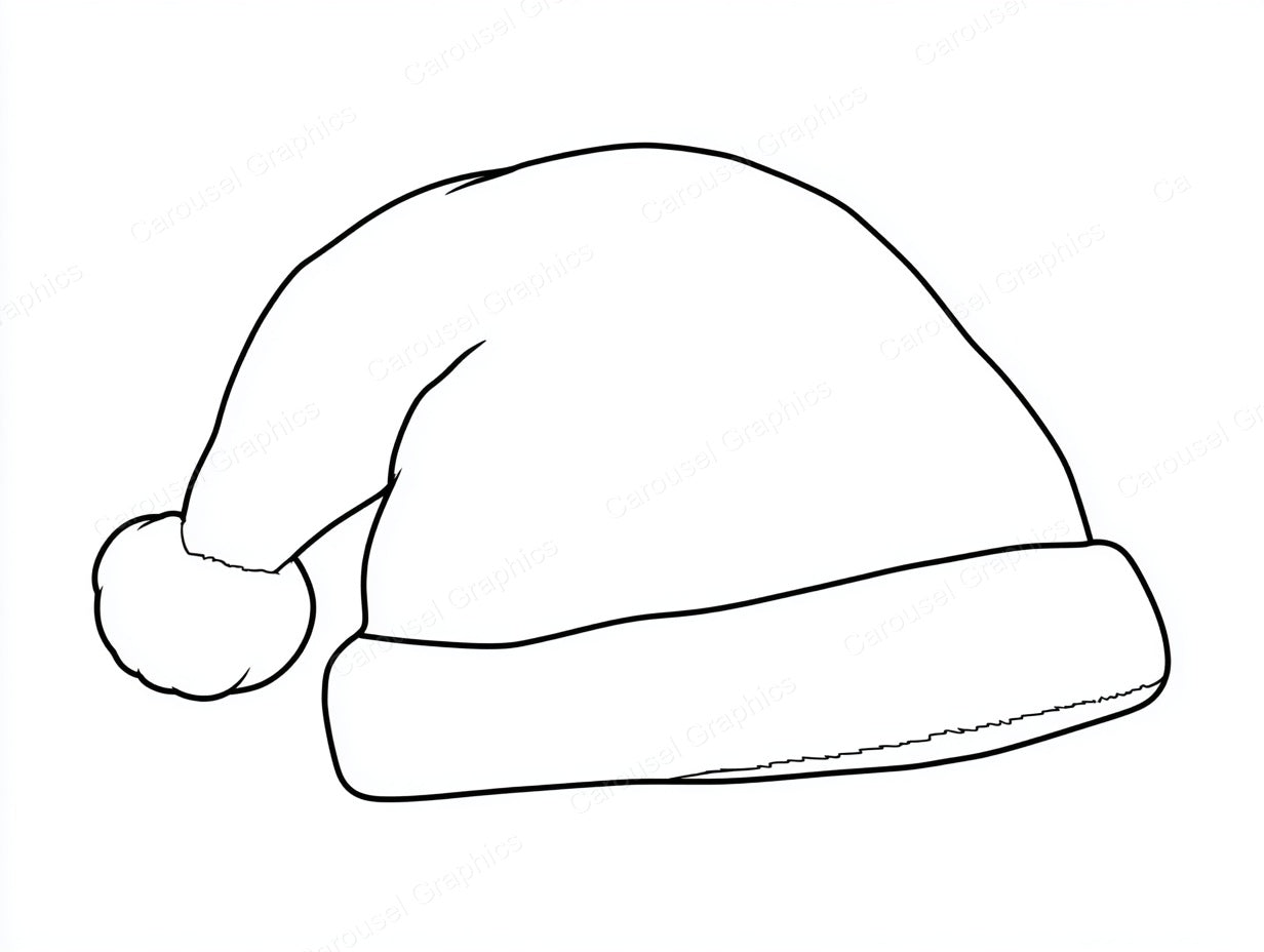 Santa Hat Vector Graphic preview