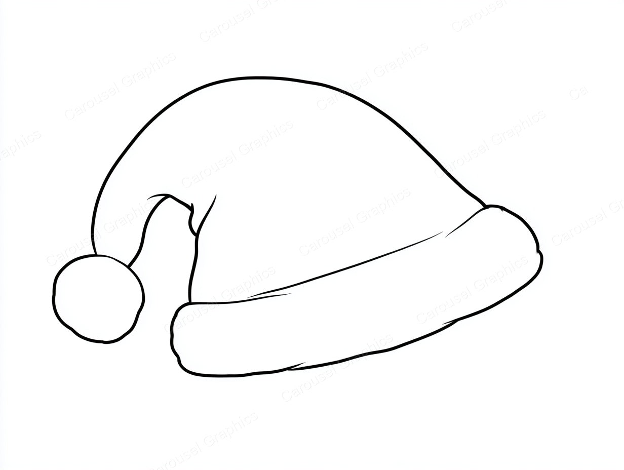 Santa Hat Vector Graphic preview