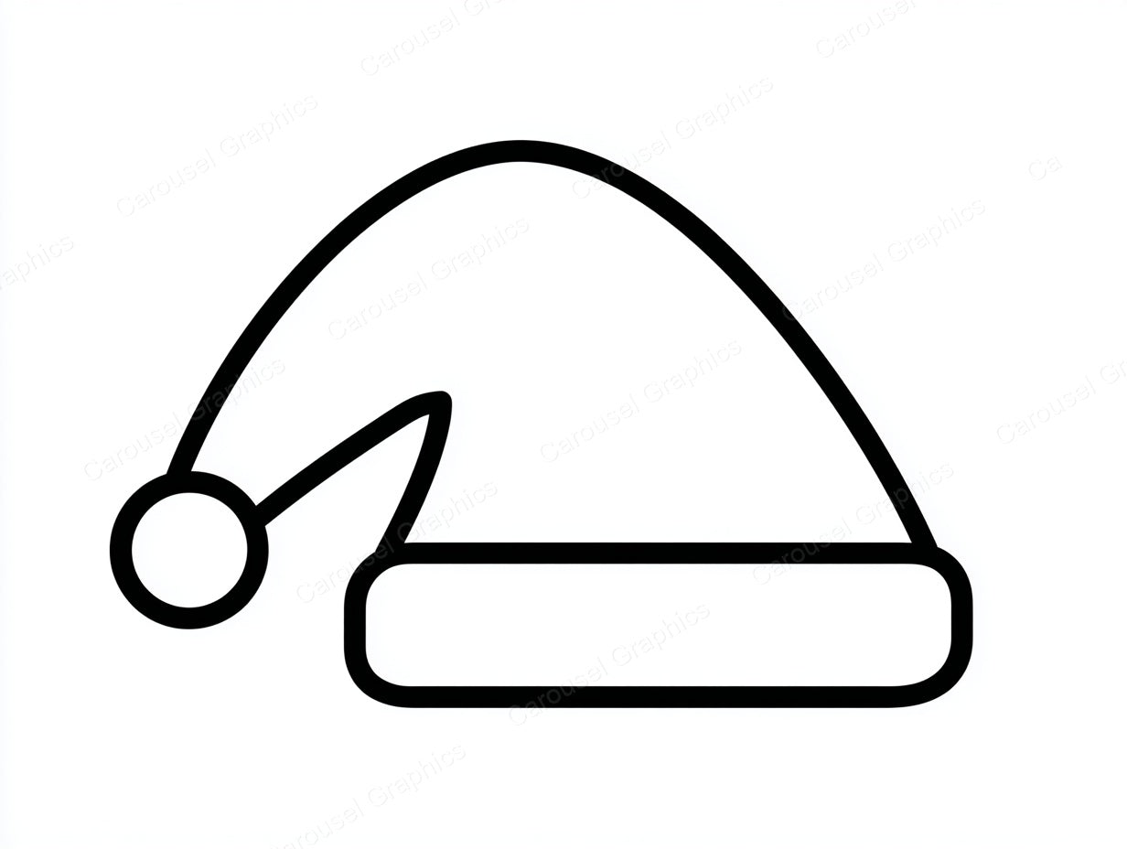Santa Hat Vector Graphic preview