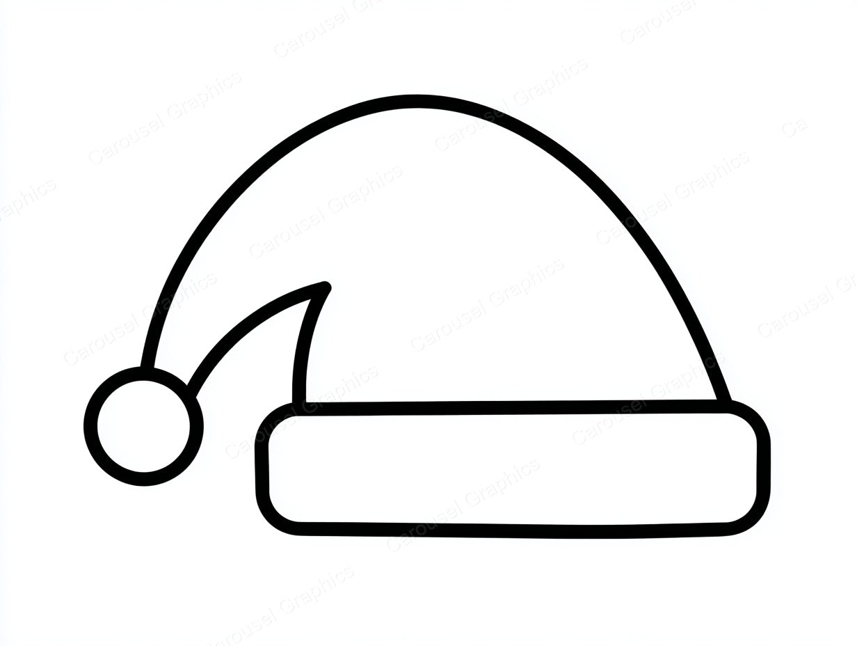 Santa Hat Vector Graphic preview