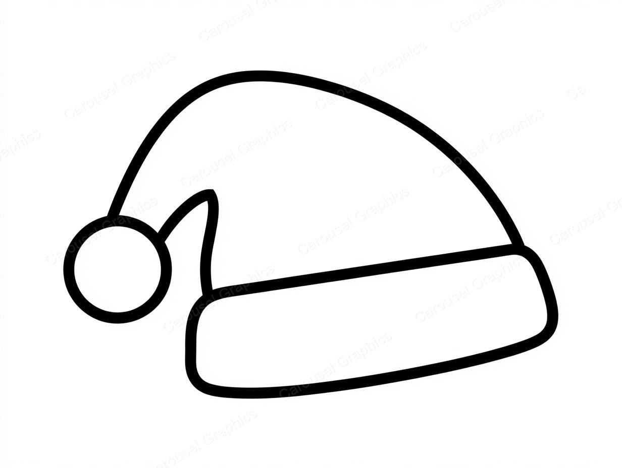 Santa Hat Vector Graphic preview