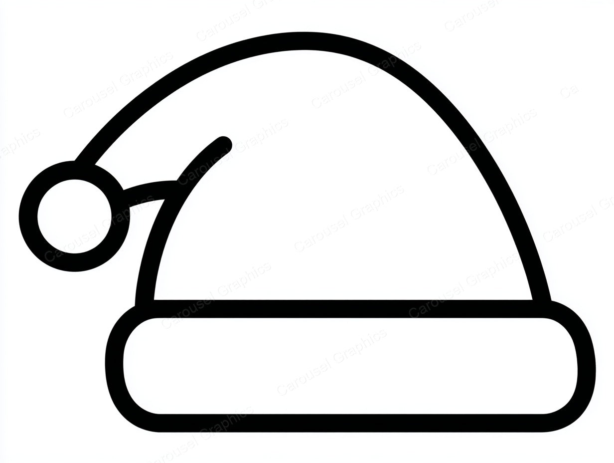 Santa Hat Vector Graphic preview