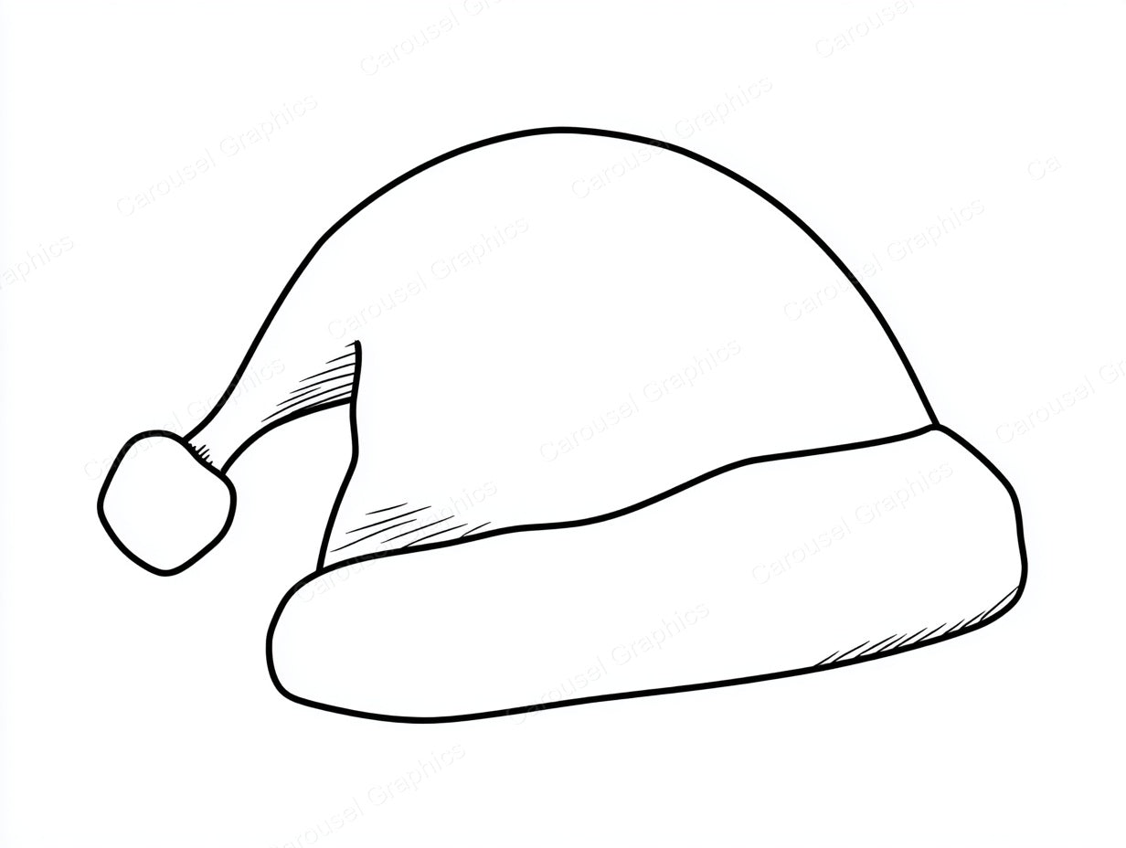 Santa Hat Vector Graphic preview