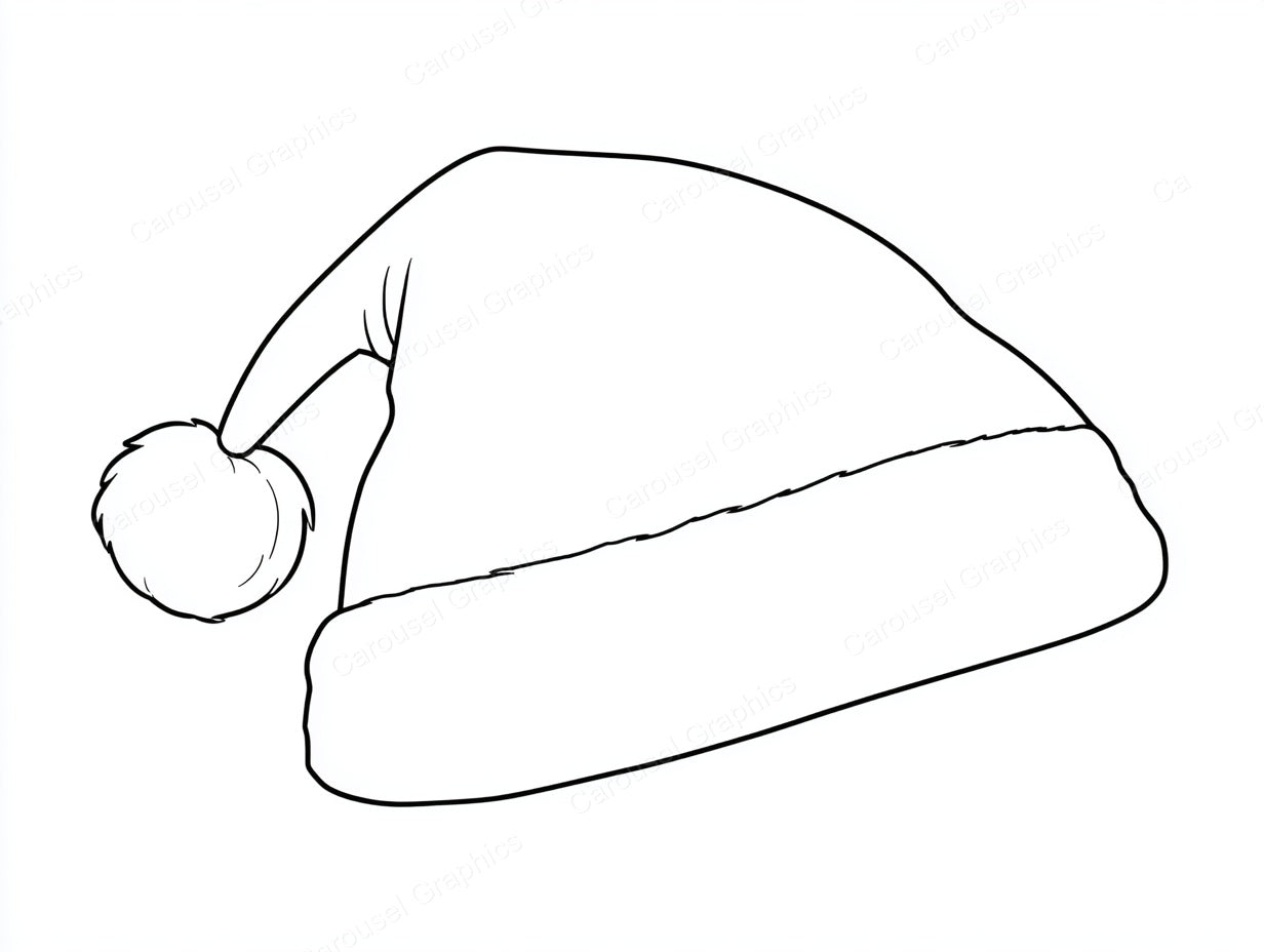 Santa Hat Vector Graphic preview