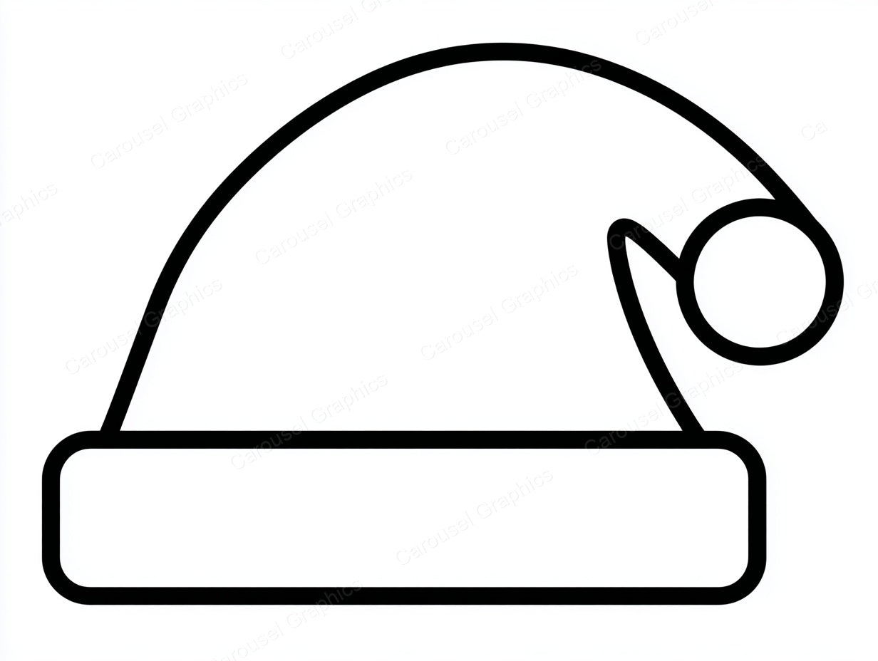 Santa Hat Vector Graphic preview