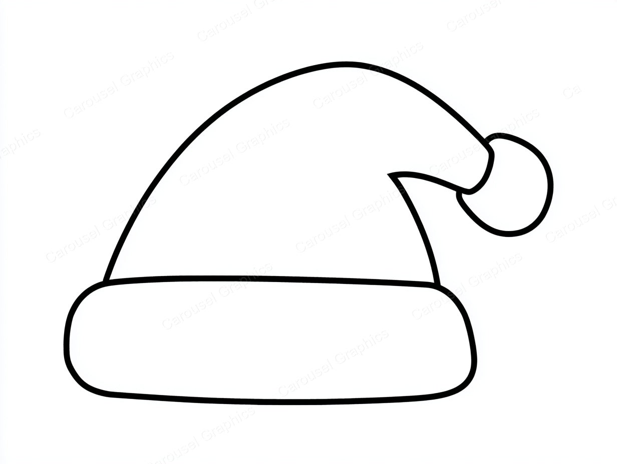 Santa Hat Vector Graphic preview