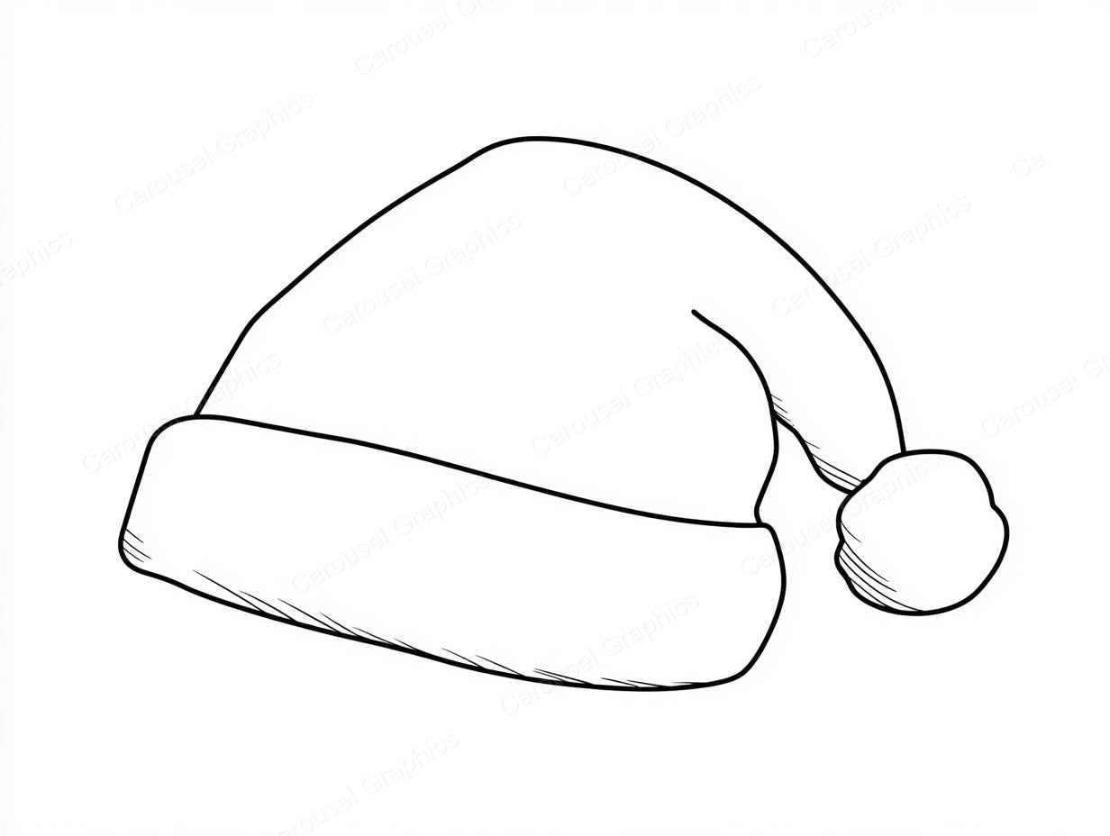 Santa Hat Vector Graphic preview