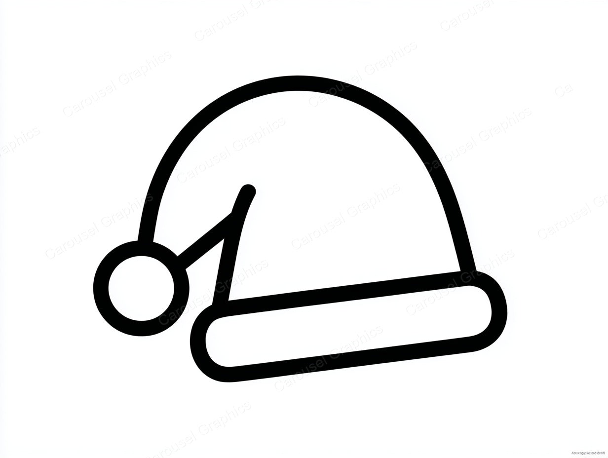 Santa Hat Vector Graphic preview