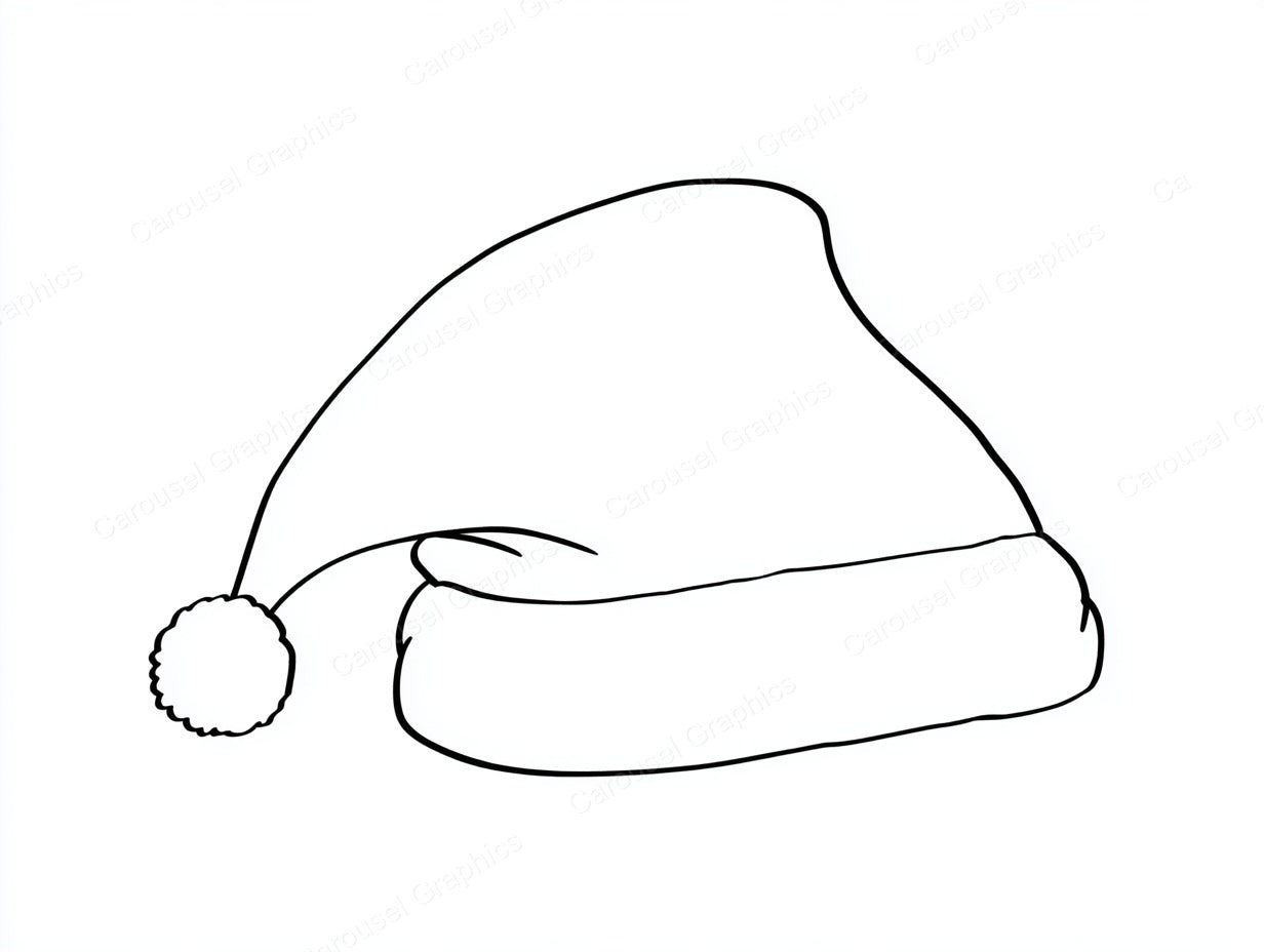 Santa Hat Vector Graphic preview