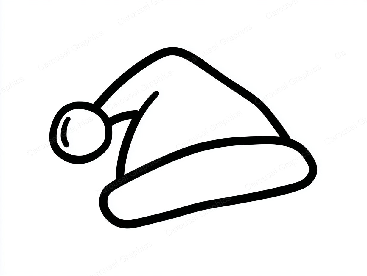 Santa Hat Vector Graphic preview