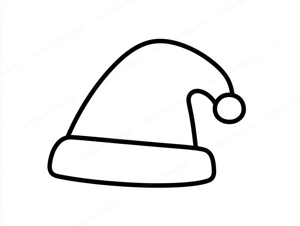 Santa Hat Vector Graphic preview