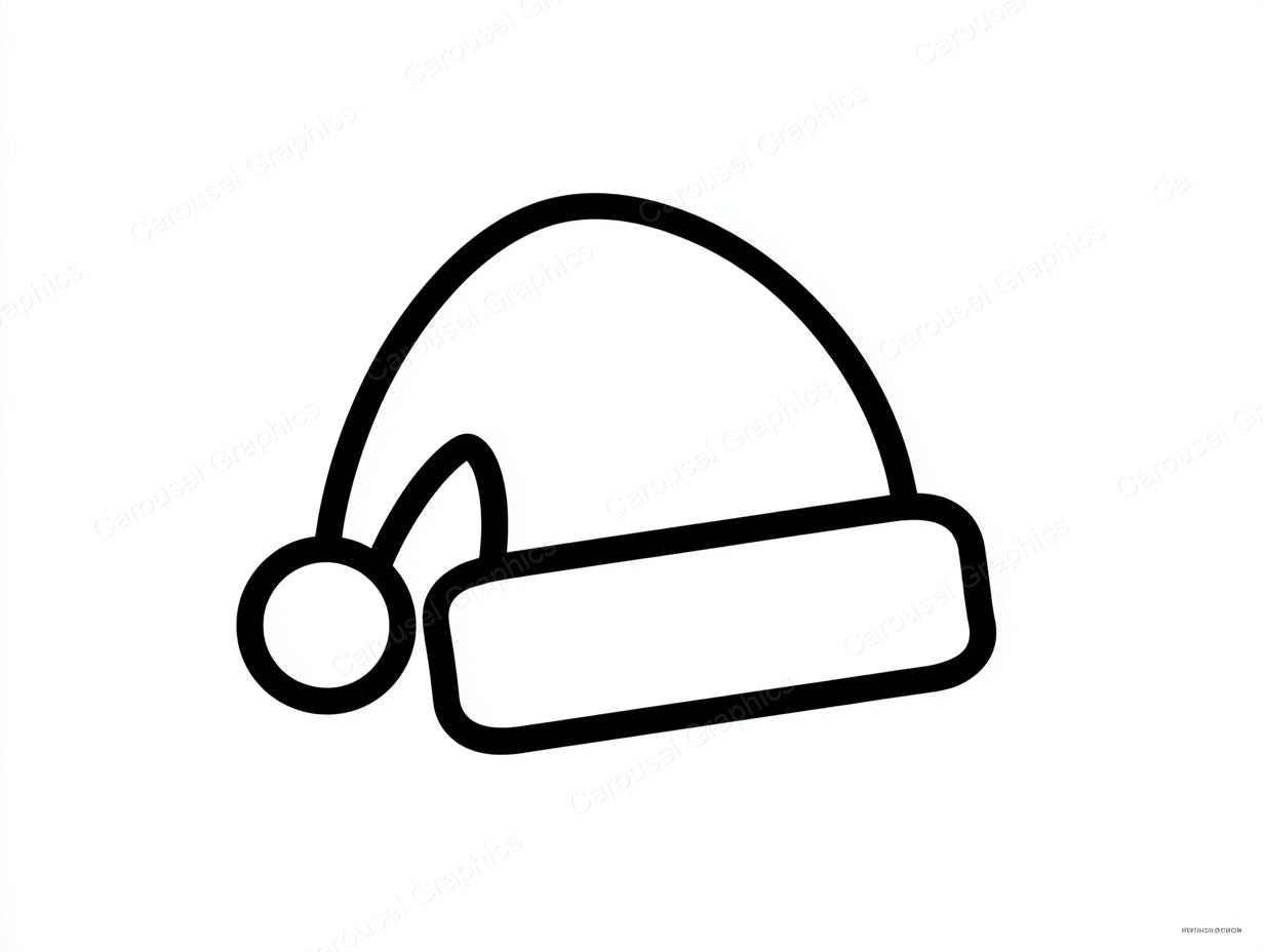 Santa Hat Vector Graphic preview