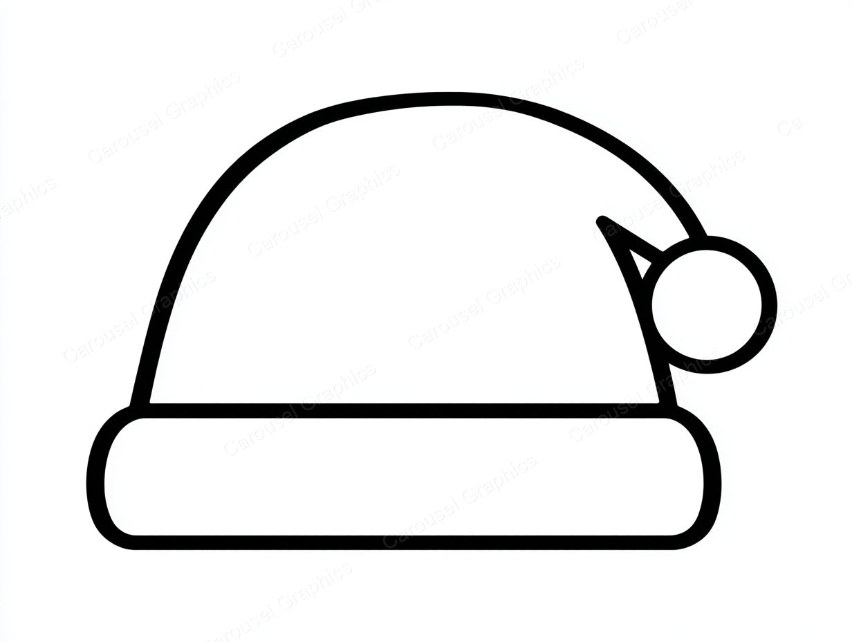 Santa Hat Vector Graphic preview