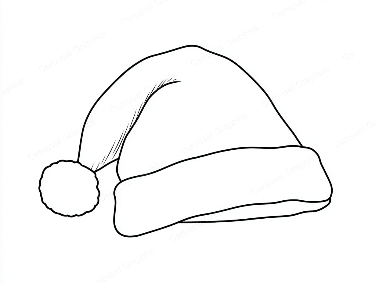 Santa Hat Vector Graphic preview