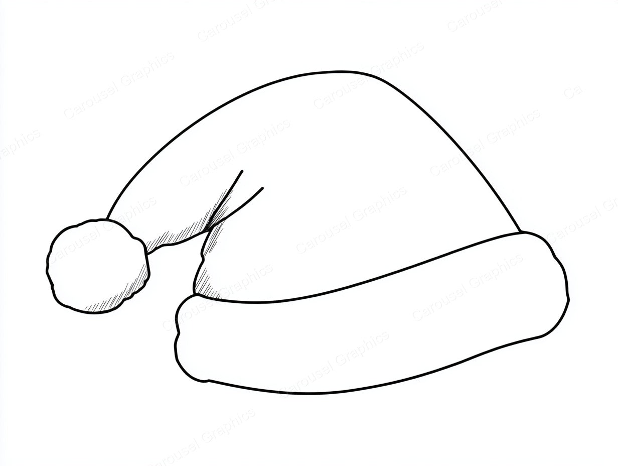 Santa Hat Vector Graphic preview