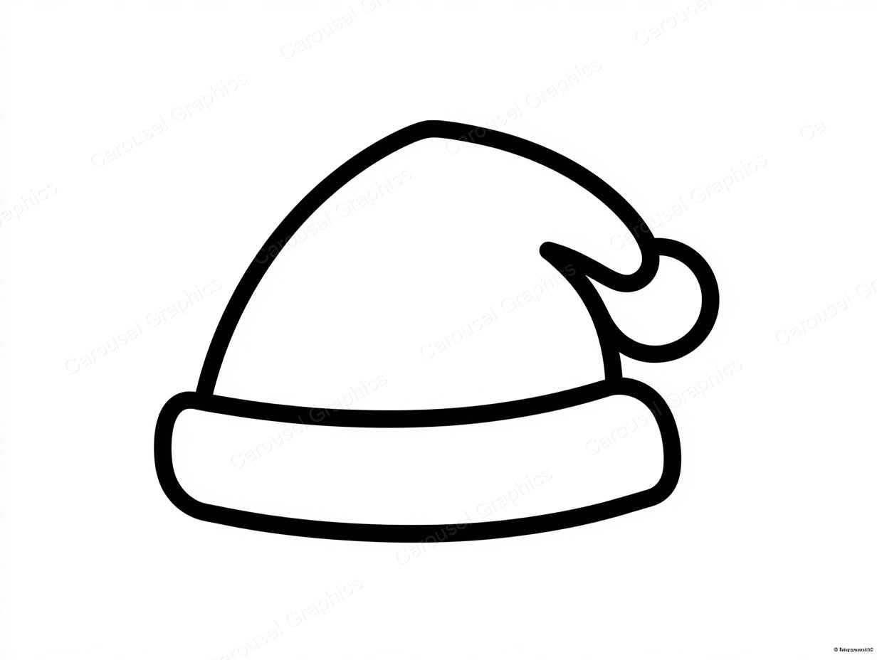 Santa Hat Vector Graphic preview