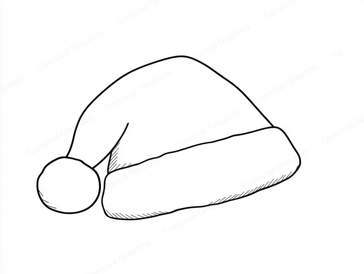 Santa Hat Vector Graphic preview