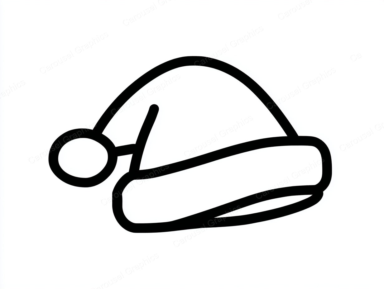 Santa Hat Vector Graphic preview