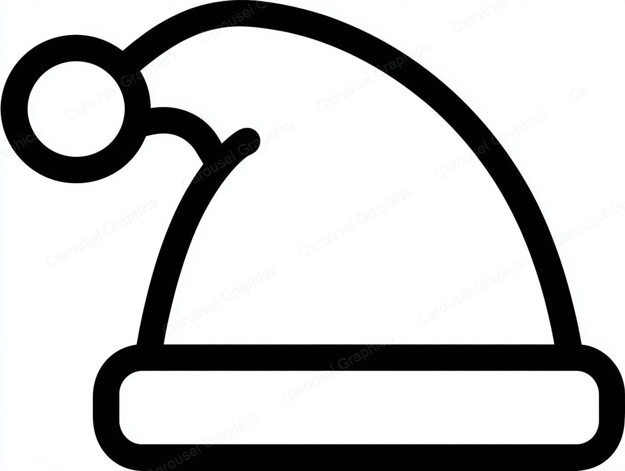 Santa Hat Vector Graphic preview