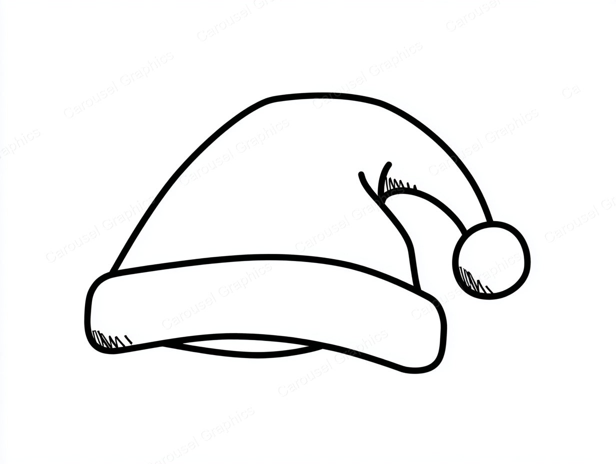 Santa Hat Vector Graphic preview