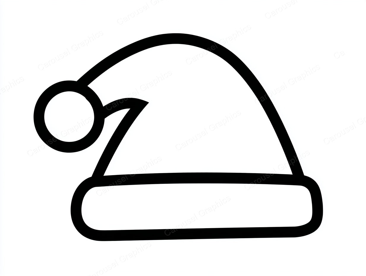 Santa Hat Vector Graphic preview