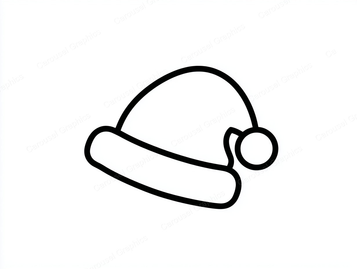 Santa Hat Vector Graphic preview