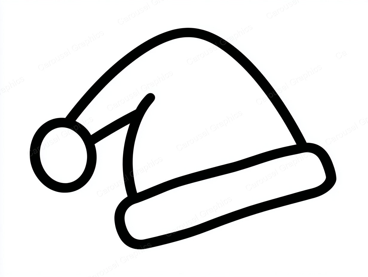 Santa Hat Vector Graphic preview