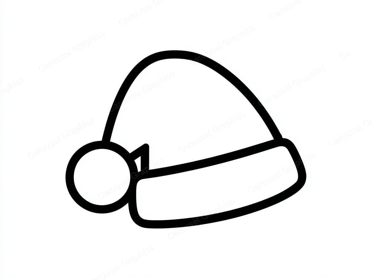 Santa Hat Vector Graphic preview