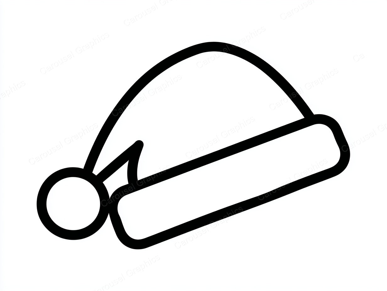 Santa Hat Vector Graphic preview