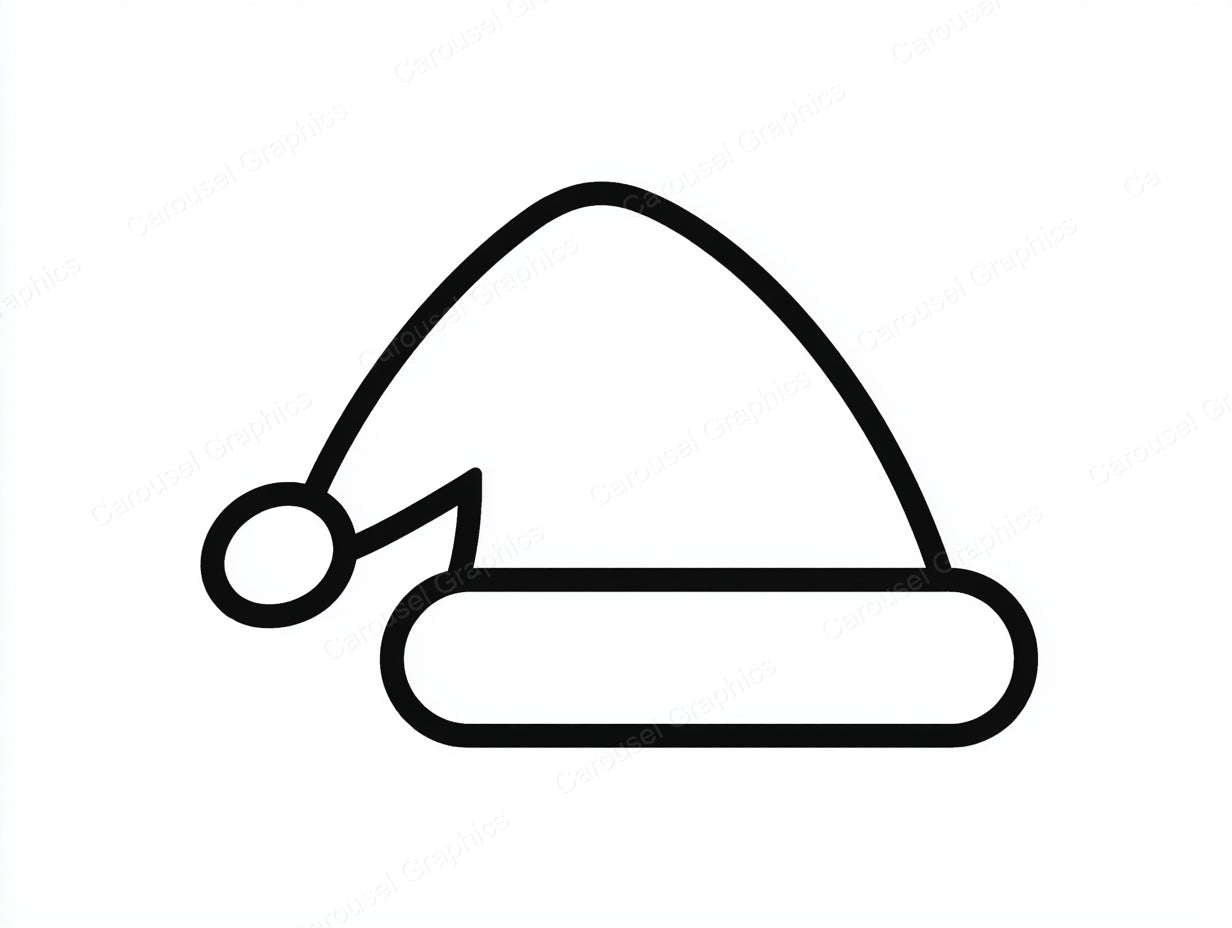 Santa Hat Vector Graphic preview