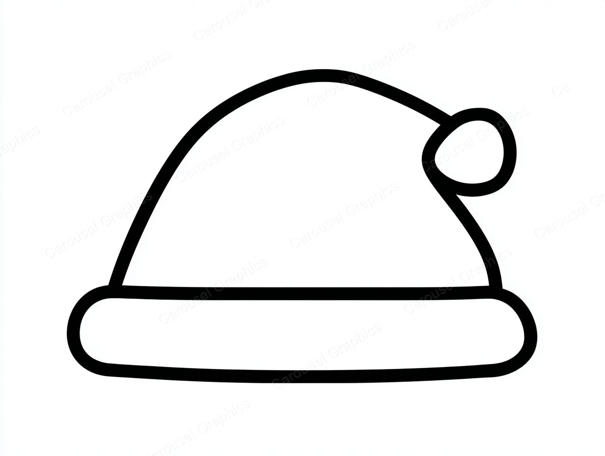 Santa Hat Vector Graphic preview