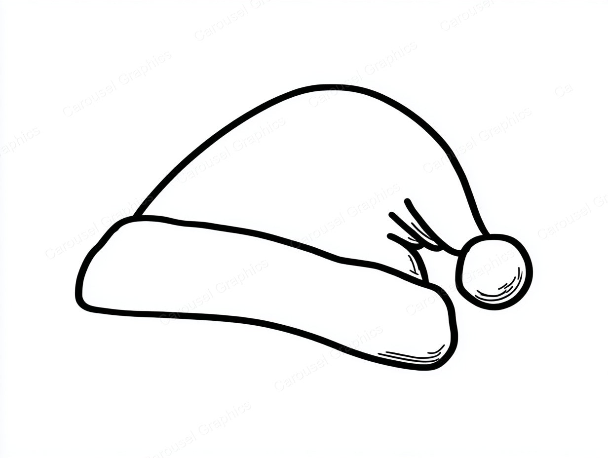 Santa Hat Vector Graphic preview
