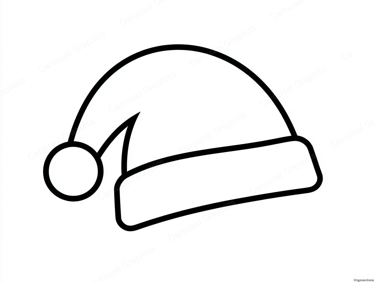 Santa Hat Vector Graphic preview