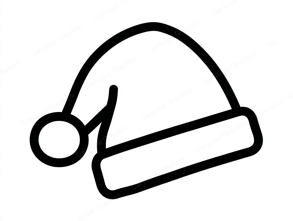 Santa Hat Vector Graphic preview