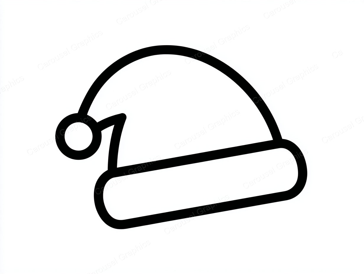 Santa Hat Vector Graphic preview
