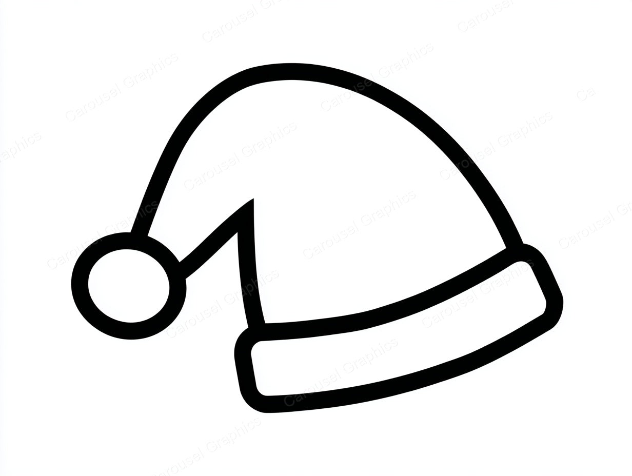 Santa Hat Vector Graphic preview