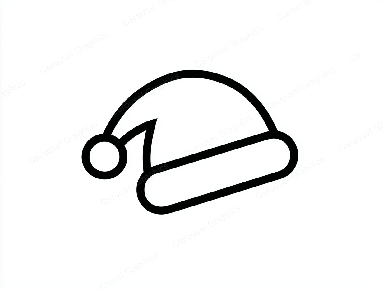Santa Hat Vector Graphic preview