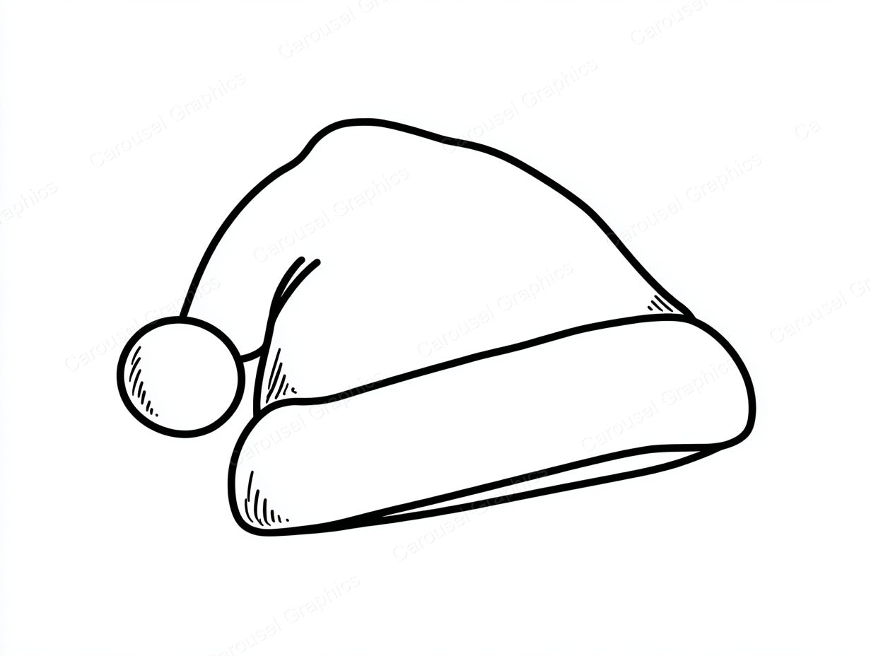 Santa Hat Vector Graphic preview
