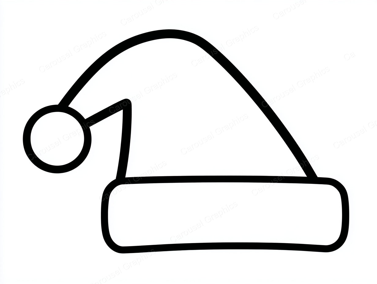 Santa Hat Vector Graphic preview
