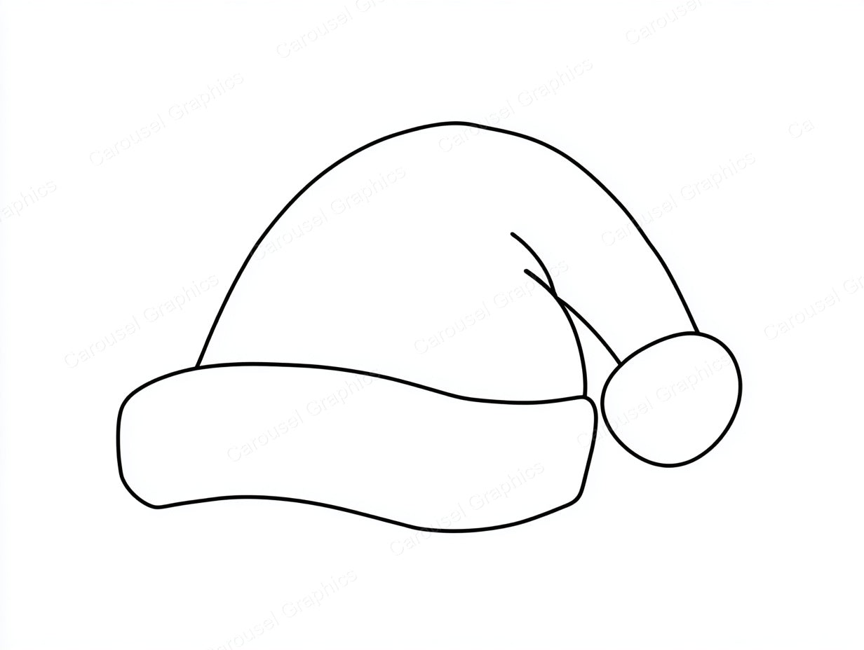 Santa Hat Vector Graphic preview