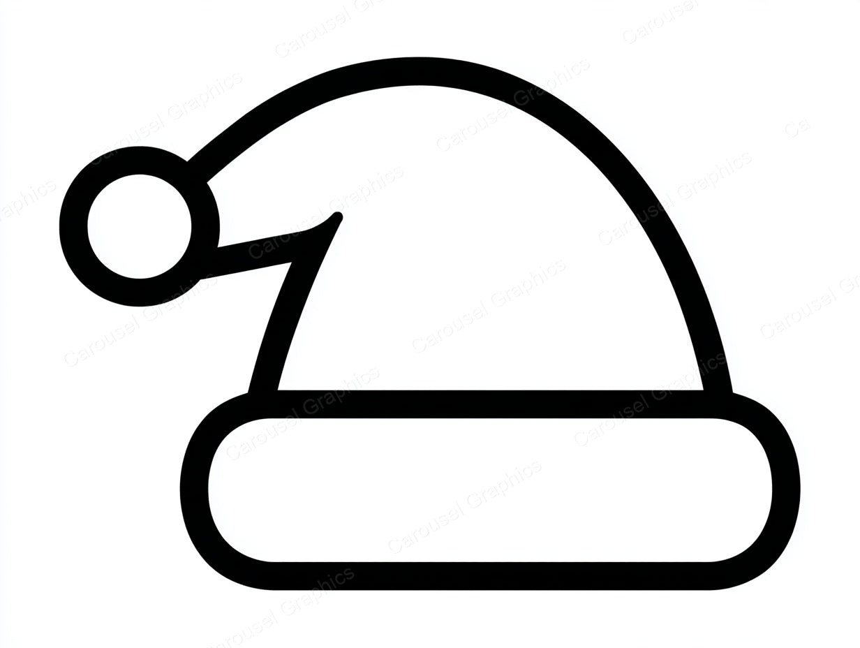 Santa Hat Vector Graphic preview
