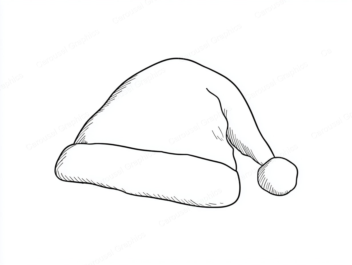 Santa Hat Vector Graphic preview