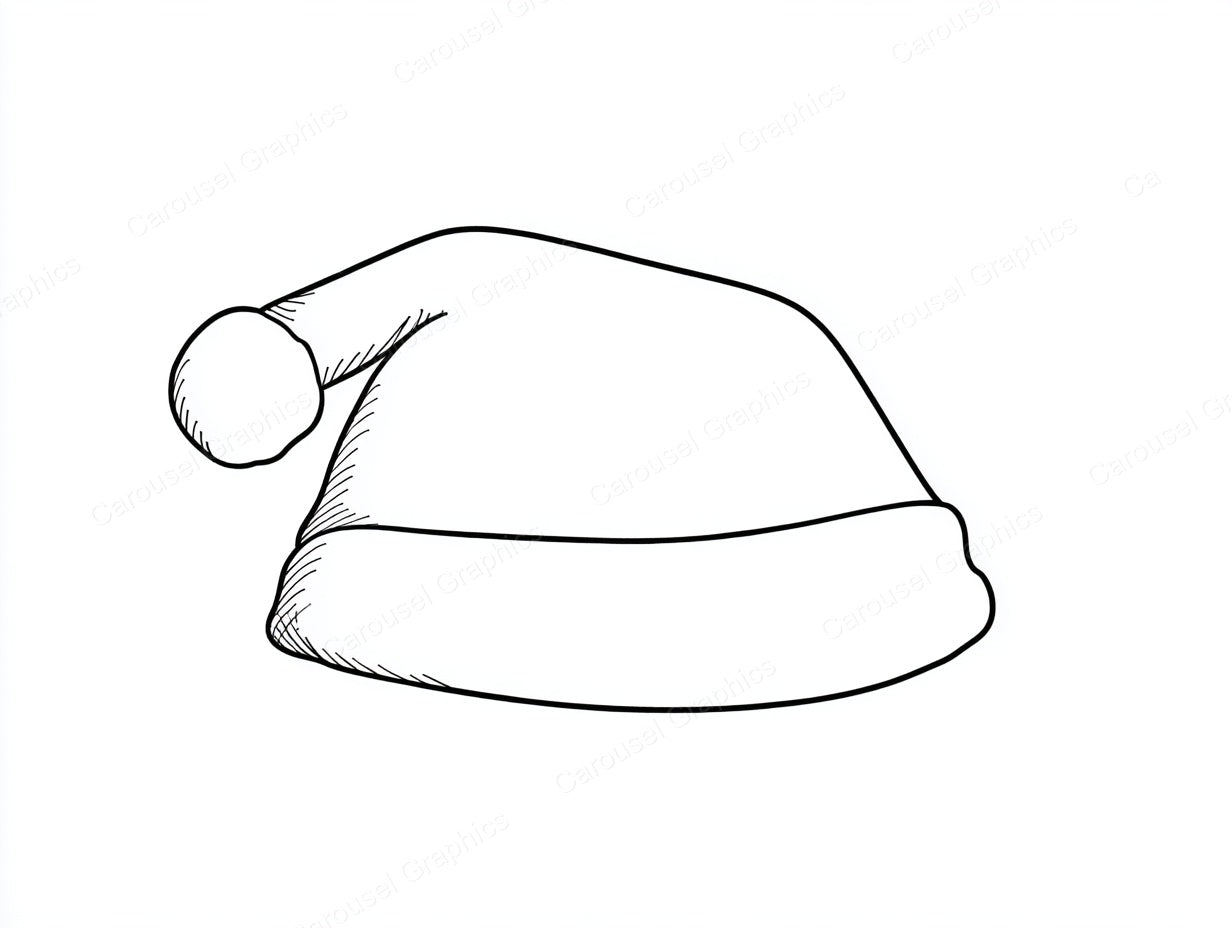 Santa Hat Vector Graphic preview
