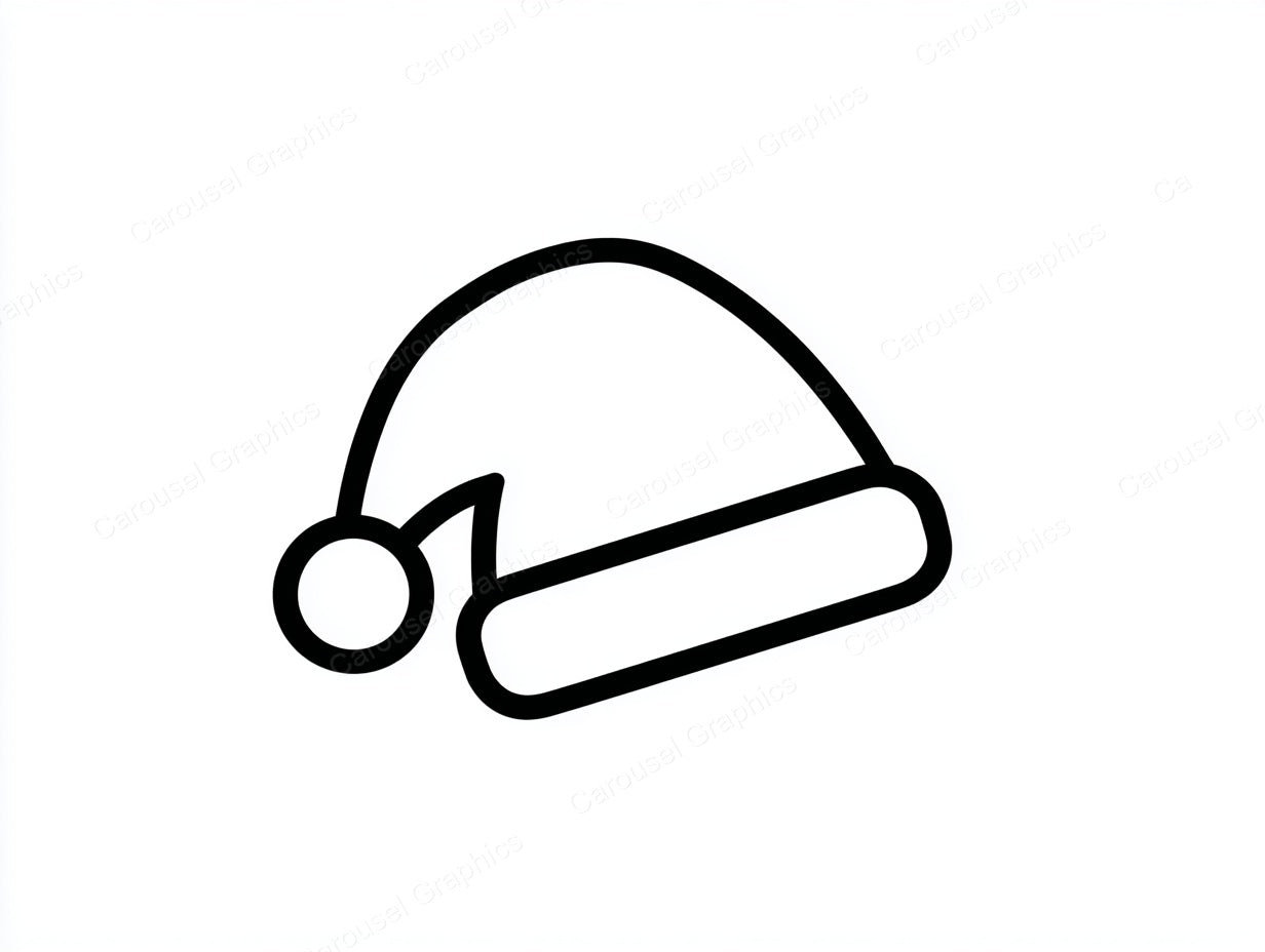 Santa Hat Vector Graphic preview
