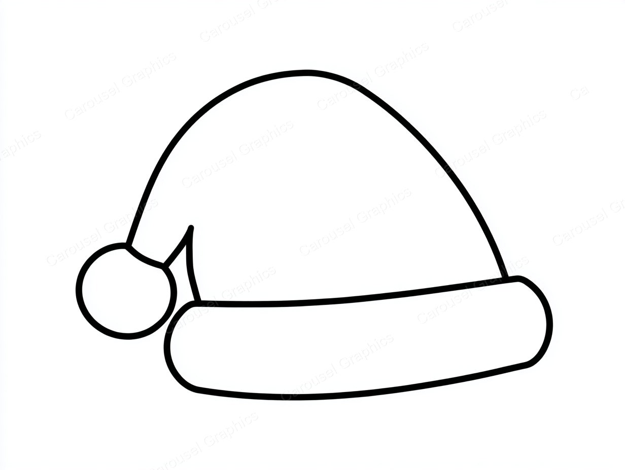 Santa Hat Vector Graphic preview