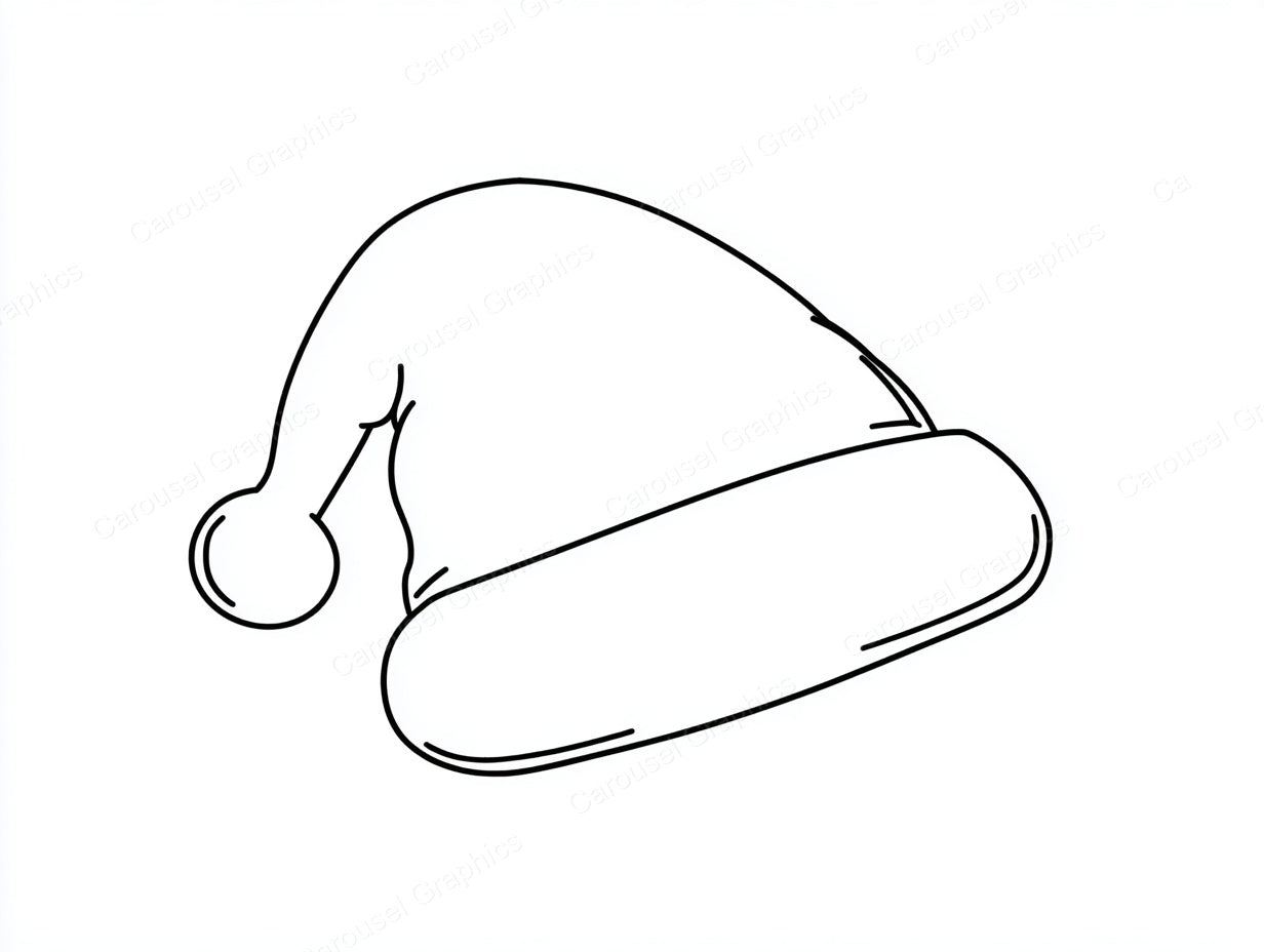 Santa Hat Vector Graphic preview