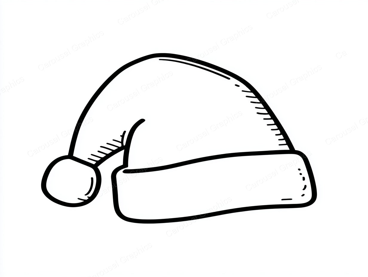 Santa Hat Vector Graphic preview