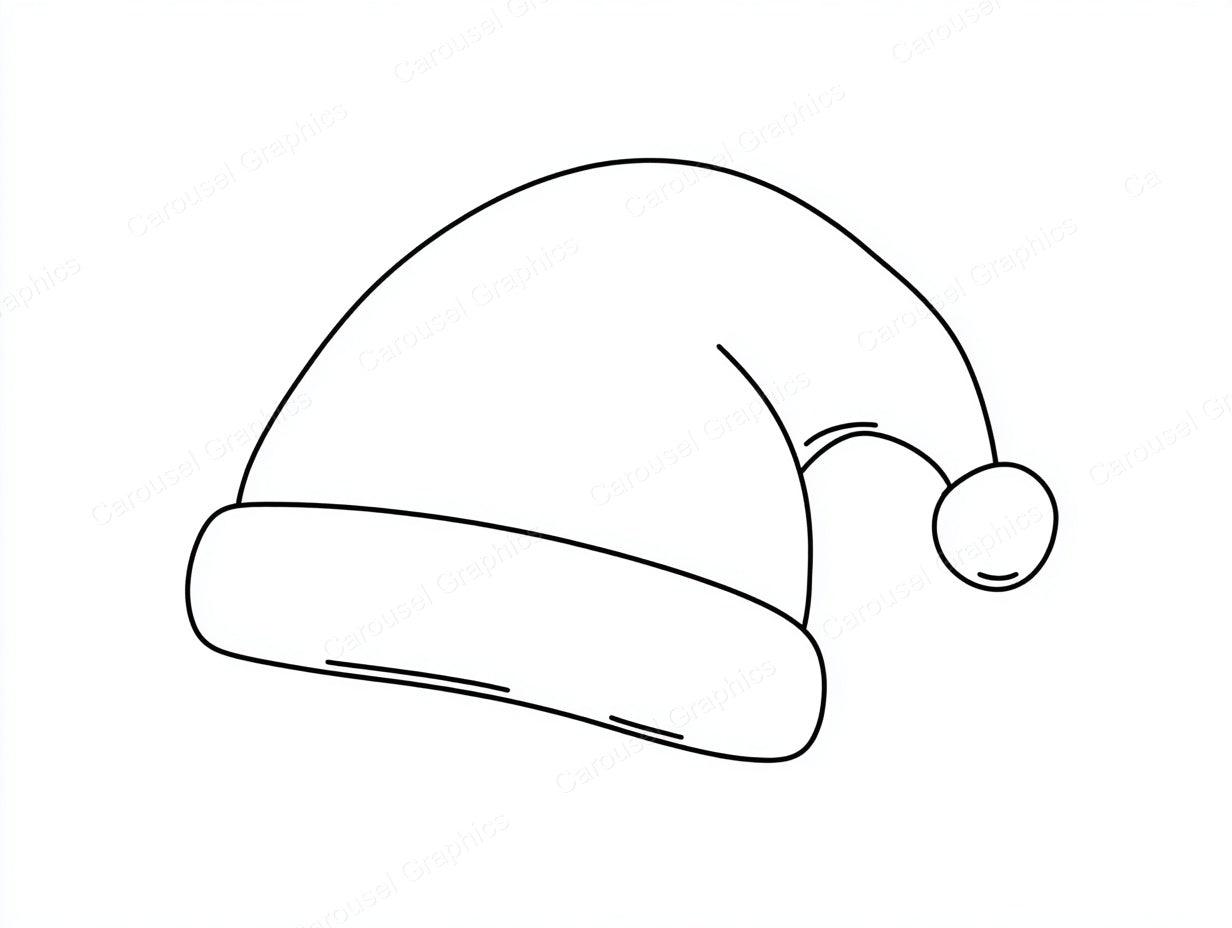 Santa Hat Vector Graphic preview